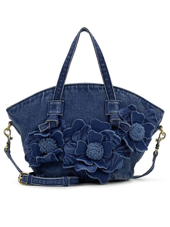 Patricia Nash Handbags - Patricia Nash corallina small tote crossbody bag folora denim